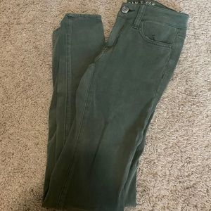AE green Jeggings 00 long
